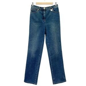 Vintage St. John Sport Jeans Medium Wash Straight Leg High Rise Women’s Size 4